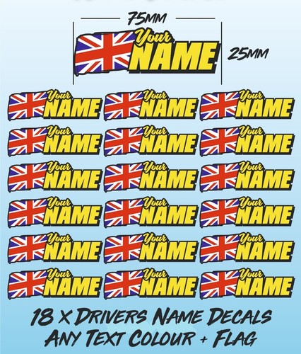 Personalised name - 18, rc