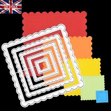 Nest of 5 Square Scallop &