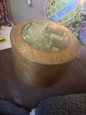 Vintage Wooden Biscuit Barrel