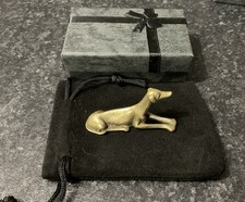 Lucky Mini Brass Greyhound
