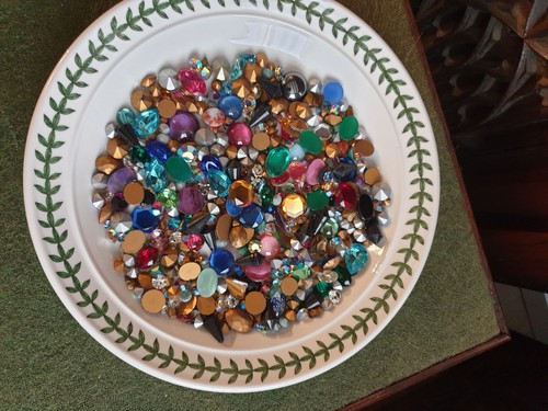 Large collection vintage glass - vintage,