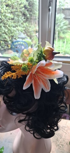 Hair flower clip - , rockabilly