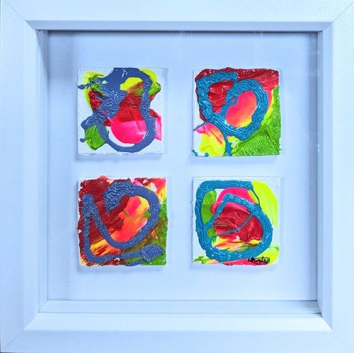 Mini abstract paintings - abstract,