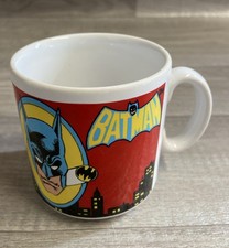 Vintage 1982 Batman Kids Small Mug/Cup DC Comics