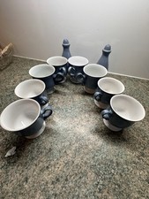  Denby  Blue Castile set of 10