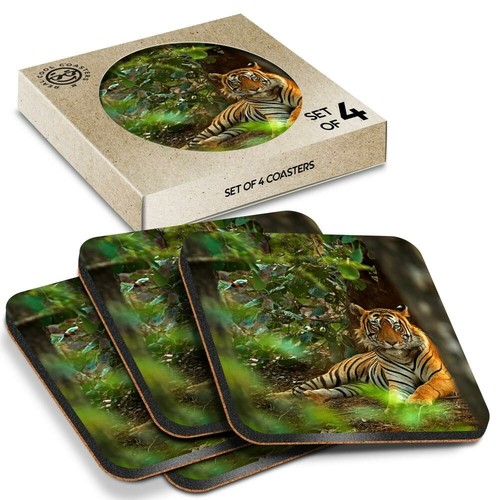 Boxed square coasters - x,