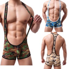Men Sexy Underwear Jumpsuit