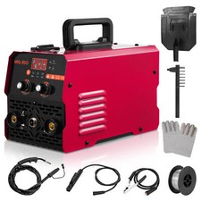 8 IN 1 Welding Machine Set Welder Gasless 220V 250A 350A Inverter MIG ARC MMA