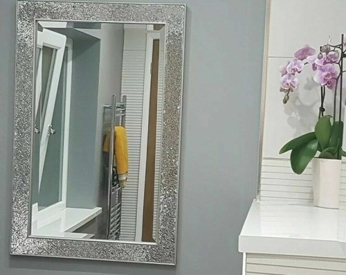 Crackle mirror mosaic beveled - mirror,