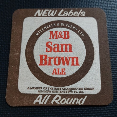 Mitchell and butlers beer mat - and,