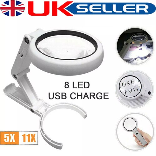 11x magnifying glass with - 5,
