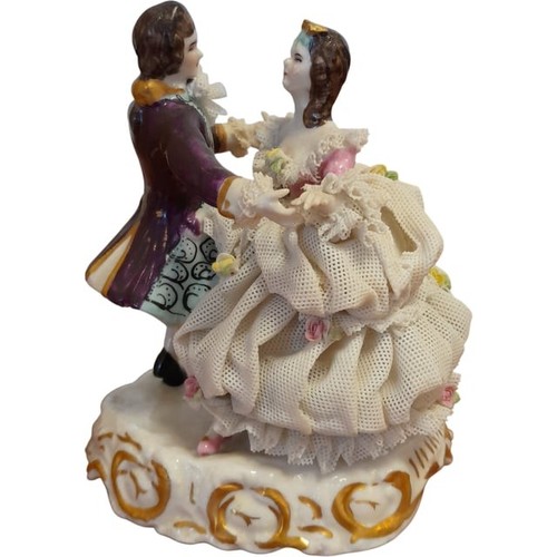 Volkstedt irish dresden lace - volkstedt,