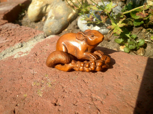 Hand carved boxwood - 2b.,
