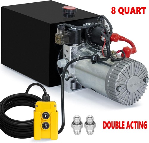 Double acting hydraulic pump - acting,