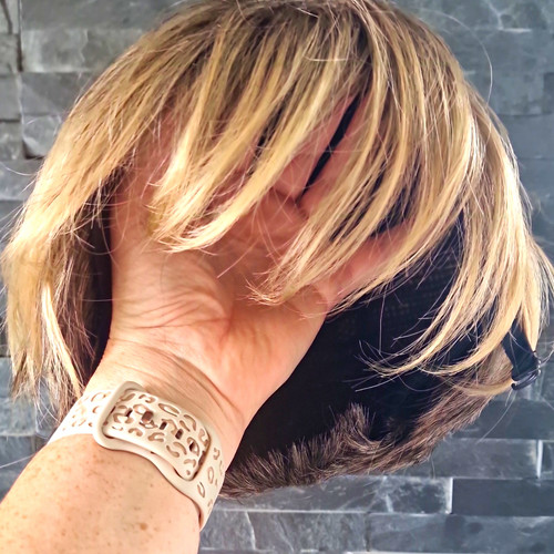 Layered straight bob wig - straight,