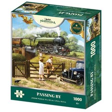 Train Passing By Jigsaw Puzzle