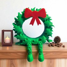 Articulated 3d baubles with legs, Christmas decorations, lots of designs