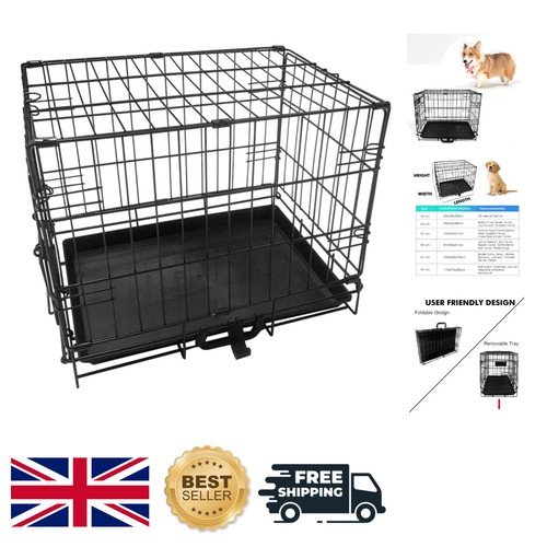 Inch metal dog - metal, crate