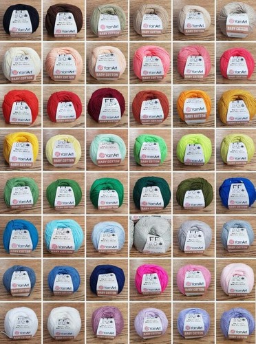 Baby cotton knitting - baby, 4ply