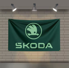SKODA Motorsport  Supporters Banner / Flag  - ZZ2804