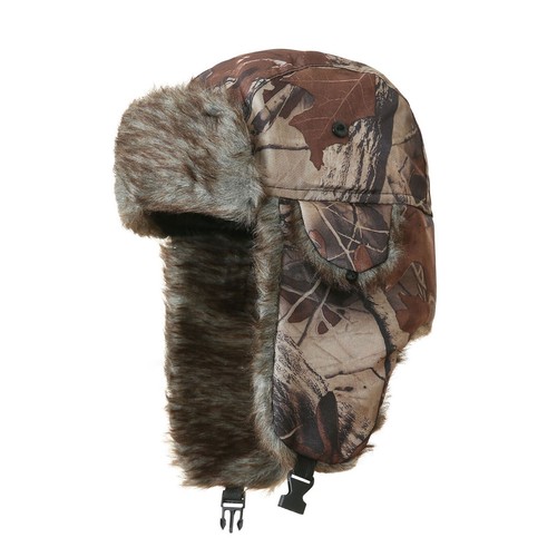 Men camouflage winter hat - men's,