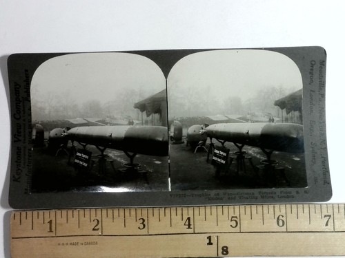 Stereoview german torpedo from - stereoview,