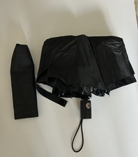 Totes Black Folding Umbrella Brand New 