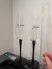 2x Freixenet Black Stemmed