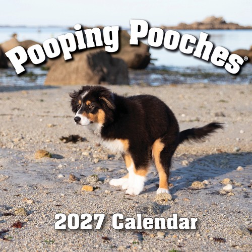 2027 pooping pooches dog - pooping,