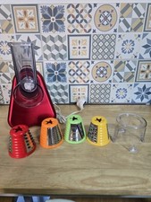 Tefal Fresh Express Electric Cheese Grater/Salad Maker Slicer 4 Attachments