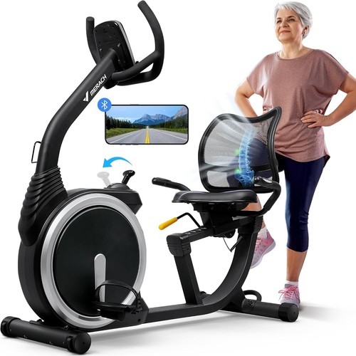 Recumbent exercise bike - exercise,