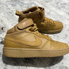 Nike Court Borough Mid Winter Wheat Mustard Tan Brown Trainers Boots  UK 6 EU39