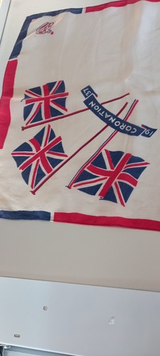 Vintage silk handkerchief - silk,