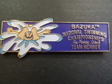 BAZUKA - NATIONAL SWIMMING CHAMPIONSHIPS FOR PRIMARY SCHOOLS - TEAM MEMBER BADGE