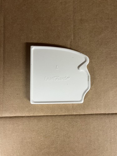 White leaf guard aluminum - guard,