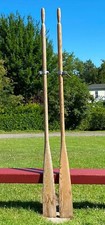 PAIR WOODEN OARS 83" Long