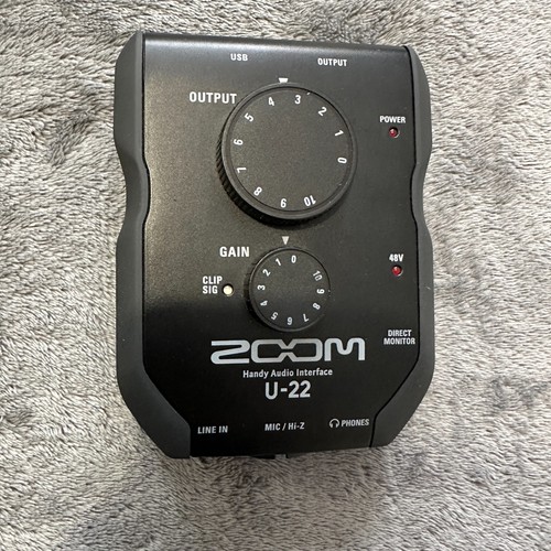 Zoom usb audio interface - u-22,