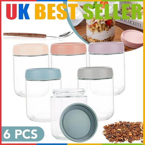 6pcs overnight oats containers - overnight,
