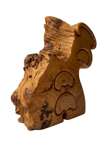 Vintage sculptural maple burl - maple,
