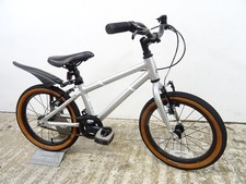 Raleigh Pop 16" Hybrid Boys Unisex Kids Hybrid Bike Alloy Silver Age 5-7 VGC