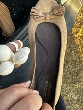 Ladies Crocs Shoes Suede