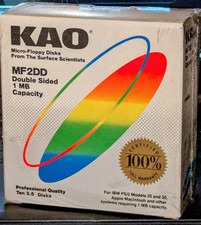 Kao MF2DD Floppy Disks Double