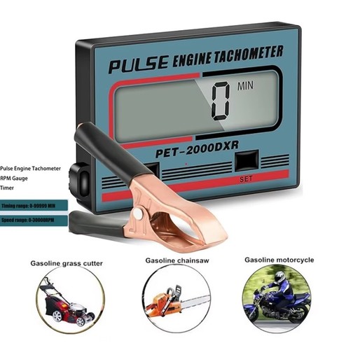 Induction chain saw tachometer - induction,