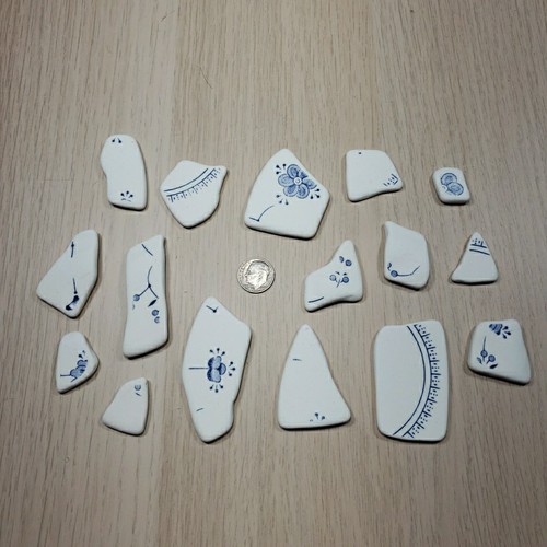 Tumbled pottery pendant - tumbled,