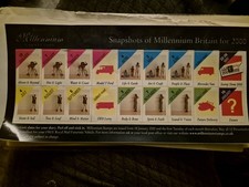 Royal Mail Millennium Collection Stamps and First Day Covers Set