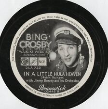 BING CROSBY PICTURE LABEL 78 -