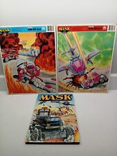 MASK VINTAGE JIGSAW BOARD EXTRA THICK FRAME-TRAY PUZZLE 1986
