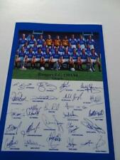 RANGERS FC 1993-94 ALLY McCOIST ANDY GORAM + 22 SQUAD SIGNED PREPRINT 9 IN A ROW