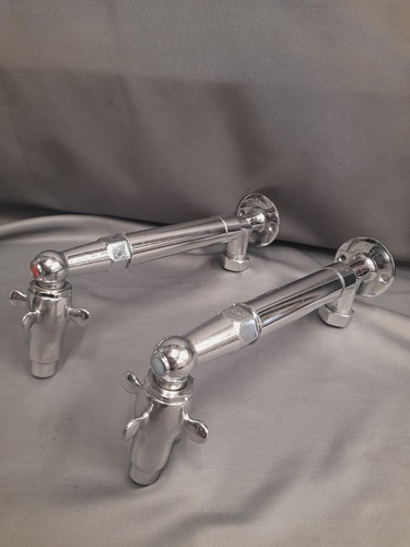 Wall mounted chrome retro - mounted,