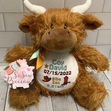 Personalised highland cow - personalised,